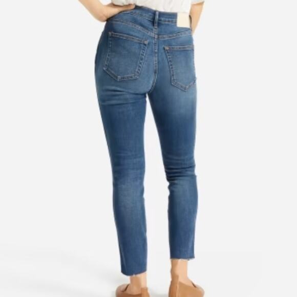 Everlane The Vintage High Rise Button Fly Skinny Ankle Jean 24 - Picture 2 of 9